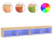 Comode TV cu lumini LED, 2 buc., stejar sonoma, 100x30x30 cm - WALTI WALTI