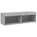 Comodă TV cu lumini LED, gri beton, 100x30x30 cm - WALTI WALTI