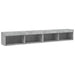 Comode TV cu lumini LED, 2 buc., gri beton, 100x30x30 cm - WALTI WALTI