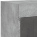 Comode TV cu lumini LED, 2 buc., gri beton, 100x30x30 cm - WALTI WALTI