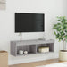 Comodă TV cu lumini LED, gri sonoma, 100x30x30 cm - WALTI WALTI