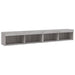 Comode TV cu lumini LED, 2 buc., gri sonoma, 100x30x30 cm - WALTI WALTI