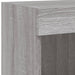 Comode TV cu lumini LED, 2 buc., gri sonoma, 100x30x30 cm - WALTI WALTI