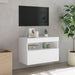 Comodă TV de perete cu lumini LED, alb, 60x30x40 cm - WALTI WALTI