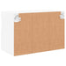 Comodă TV de perete cu lumini LED, alb, 60x30x40 cm - WALTI WALTI