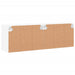Comode TV de perete cu lumini LED, 2 buc., alb, 60x30x40 cm - WALTI WALTI