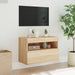Comodă TV de perete cu lumini LED, stejar sonoma, 60x30x40 cm - WALTI WALTI
