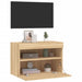 Comodă TV de perete cu lumini LED, stejar sonoma, 60x30x40 cm - WALTI WALTI