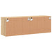 Comodă TV de perete cu LED, 2 buc. stejar sonoma, 60x30x40 cm - WALTI WALTI