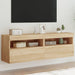 Comodă TV de perete cu LED, 2 buc. stejar sonoma, 60x30x40 cm - WALTI WALTI