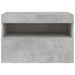 Comodă TV de perete cu lumini LED, gri beton, 60x30x40 cm - WALTI WALTI