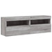 Comodă TV de perete cu LED, 2 buc, gri sonoma, 60x30x40 cm - WALTI WALTI