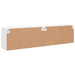 Comode TV de perete cu lumini LED, 2 buc., alb, 80x30x40 cm - WALTI WALTI