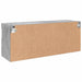 Comodă TV de perete cu lumini LED, gri beton, 100x30x40 cm - WALTI WALTI