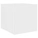 Comodă TV de perete cu lumini LED, alb, 30,5x35x30 cm - WALTI WALTI