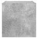 Comodă TV de perete cu lumini LED, gri beton, 30,5x35x30 cm - WALTI WALTI
