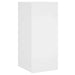Comodă TV de perete cu lumini LED, alb, 30,5x35x70 cm - WALTI WALTI