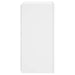 Comodă TV de perete cu lumini LED, alb, 30,5x35x70 cm - WALTI WALTI