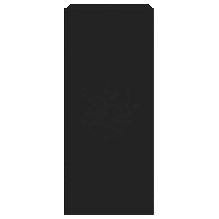 Comodă TV de perete cu lumini LED, negru, 30,5x35x70 cm - WALTI WALTI