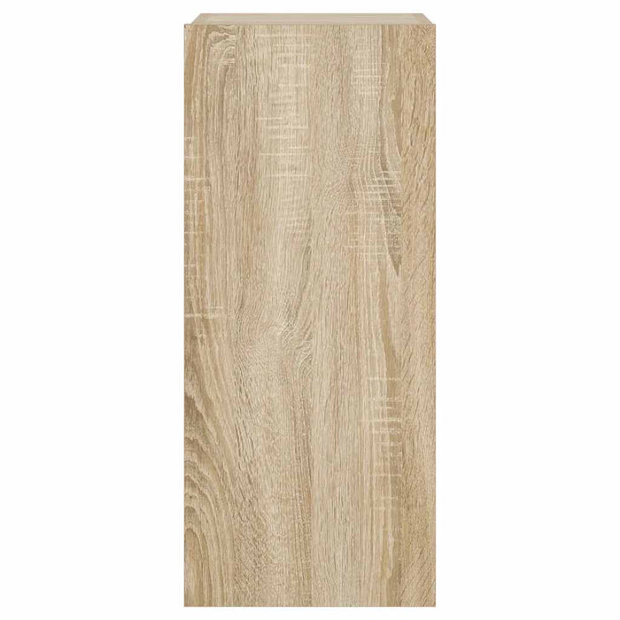 Comodă TV de perete cu lumini LED, stejar sonoma, 30,5x35x70 cm - WALTI WALTI