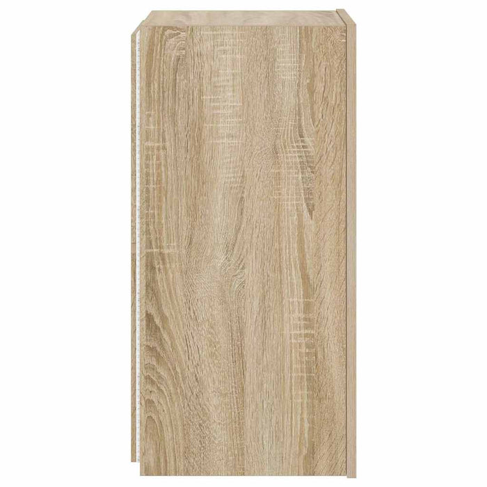 Comodă TV de perete cu lumini LED, stejar sonoma, 30,5x35x70 cm - WALTI WALTI