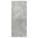 Comodă TV de perete cu lumini LED, gri beton, 30,5x35x70 cm - WALTI WALTI