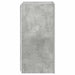 Comodă TV de perete cu lumini LED, gri beton, 30,5x35x70 cm - WALTI WALTI