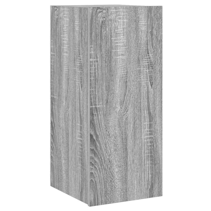 Comodă TV de perete cu lumini LED, gri sonoma, 30,5x35x70 cm - WALTI WALTI