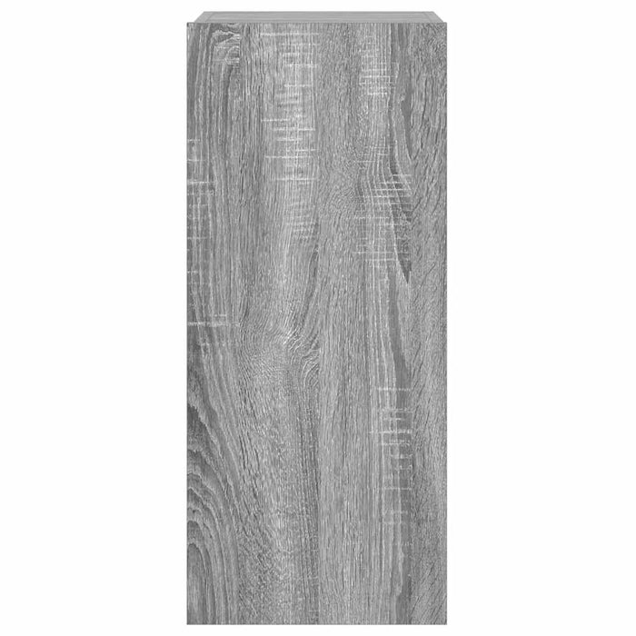Comodă TV de perete cu lumini LED, gri sonoma, 30,5x35x70 cm - WALTI WALTI