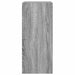 Comodă TV de perete cu lumini LED, gri sonoma, 30,5x35x70 cm - WALTI WALTI