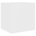 Comodă TV de perete cu lumini LED, alb, 40,5x35x40 cm - WALTI WALTI