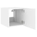Comodă TV de perete cu lumini LED, alb, 40,5x35x40 cm - WALTI WALTI