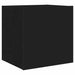 Comodă TV de perete cu lumini LED, negru, 40,5x35x40 cm - WALTI WALTI