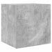 Comode TV de perete cu lumini LED 2 buc. gri beton 40,5x35x40cm - WALTI WALTI