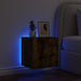 Comodă TV de perete cu LED, 2 buc. stejar fumuriu, 40,5x35x40cm - WALTI WALTI