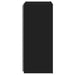 Comodă TV de perete cu lumini LED, negru, 40,5x35x80 cm - WALTI WALTI