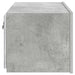 Comodă TV de perete cu lumini LED, gri beton, 60x35x31 cm - WALTI WALTI