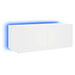 Comodă TV de perete cu lumini LED, alb, 80x35x31 cm - WALTI WALTI