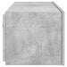 Comodă TV de perete cu lumini LED, gri beton, 80x35x31 cm - WALTI WALTI