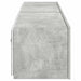 Comode TV de perete cu lumini LED 2 buc. gri beton 80x35x31 cm - WALTI WALTI