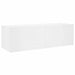 Comodă TV de perete cu lumini LED, alb, 100x35x31 cm - WALTI WALTI