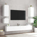 Comodă TV de perete cu lumini LED, alb, 100x35x31 cm - WALTI WALTI