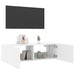 Comodă TV de perete cu lumini LED, alb, 100x35x31 cm - WALTI WALTI