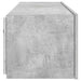 Comodă TV de perete cu lumini LED, gri beton, 100x35x31 cm - WALTI WALTI