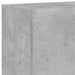 Comodă TV de perete cu lumini LED, gri beton, 60x35x41 cm - WALTI WALTI