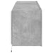 Comode TV de perete cu lumini LED 2 buc. gri beton 60x35x41 cm - WALTI WALTI