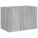 Comodă TV de perete cu lumini LED, gri sonoma, 60x35x41 cm - WALTI WALTI