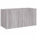 Comodă TV de perete cu lumini LED, gri sonoma, 80x35x41 cm - WALTI WALTI