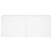 Comodă TV de perete cu lumini LED, alb, 100x35x41 cm - WALTI WALTI