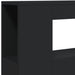 Tăblie de pat cu LED, negru, 100x18,5x103,5 cm, lemn - WALTI WALTI